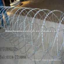 CBT-65 galvanized Scraper type razor barbed wire for protection in store(supplier)